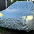 Як виглядає Чохол-тент для автомобіля GREAT WALL Hover/Hover H5/Haval H5/X240 Autovalom XL SUV (CC2505) в салоні (на прикладі AUDI Q5) – фото 2.