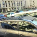 Фото 1: Багажник на рейлинги для Ford Mondeo 1993-2014 Autovalom 5703 Серебристый (на фото пример установки на TOYOTA RAV 4 2005-2016). Цвет: Черный.
