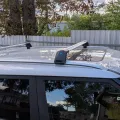 Фото 1: Відгуки про товар (на фото приклад встановлення на KIA SOUL 2018-). Колір: Срібний.