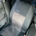 Чохли на передні сидіння для Volkswagen Jetta 2005-2011 Pok-ter еко шкіра з алькантарою Exclusive сірі отзывы фото 3