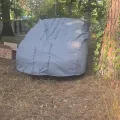 Фото 1: Чохол-тент для автомобіля FIAT Ducato I коротка база Kegel-Blazusiak Mobile Garage L480 Van (5-4153-248-3020) (на фото приклад встановлення на TOYOTA PROACE). Колір: Сірий.