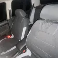 Фото 1: Авто чехлы для Dacia Sandero Stepway 2012-2020 AUAU eX-Line с серой вставкой (на фото пример установки на VOLKSWAGEN GOLF 1997-2003 IV). Цвет: Серая вставка, черные бока.
