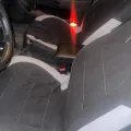 Установленный товар Авто чехлы для Dacia Sandero Stepway 2012-2020 AUAU eX-Line с серой вставкой (на фото авто VOLKSWAGEN GOLF 1997-2003 IV) – фото 3.