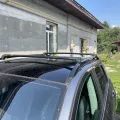 Як виглядає Багажник на рейлінги Turtle AIR 1 Mazda 5 2004- Сріблястий в салоні (на прикладі NISSAN QASHQAI 2006-2013) – фото 2.