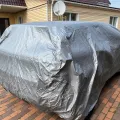 Установленный товар Чехол-тент для автомобиля JAGUAR E-Pace Autovalom L SUV (CC2504) (на фото авто LAND ROVER RANGE ROVER EVOQUE) – фото 3.