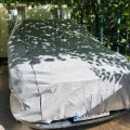 Установленный товар Чехол-тент для автомобиля SEAT Tarraco Kegel-Blazusiak Basic Garage XL Road/SUV (5-3969-241-3021) (на фото авто MAZDA CX-9) – фото 3.