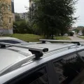 Як виглядає Поперечки на дах для BMW 3-SERIA 1998-2006 E46 AUAU LD-5601 Сріблястий в салоні (на прикладі AUDI A6 2004-2011 C6) – фото 2.