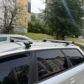 Встановлений товар Поперечки на дах для BMW 3-SERIA 1998-2006 E46 AUAU LD-5601 Сріблястий (на фото авто AUDI A6 2004-2011 C6) – фото 3.