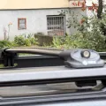 Встановлений товар Багажник на рейлінги Turtle AIR 1 Mazda 5 2004- Сріблястий (на фото авто  ) – фото 3.