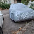 Как выглядит Чехол-тент для автомобиля JAGUAR E-Pace Autovalom L SUV (CC2504) в салоне (на примере RENAULT DUSTER) – фото 2.